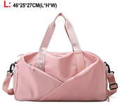 Bolsa de gimnasio deportiva para hombre y mujer, bolso de viaje seco y húmedo, bandolera multifunción para natación, bolsa de entrenamiento físico de fin de semana