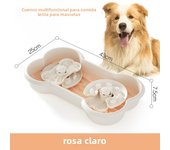 Nuevos juguetes educativos para perros Plato de comida lenta Tazón anti-asfixia Tazón de comida tibetano Tazón antideslizante para perros Tazón para gatos Suministros para mascotas