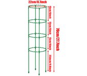Climbing Plant Trellis 5 Sizes PP Plastic Ring For Assemble Garden Tomato Support Cages Flowers Plants Support Frame Vines Stand