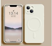 Liquid Silicone Shockproof Case iPhone 16 15 14 13 12 11 Pro Max Plus Phone Magnetic Wireless Charger For Magsafe Cover