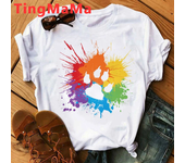 Kawaii Love Is Love Lgbt T Shirt Men Funny Harajuku Rainbow Gay Pride T-shirt Love Wins Graphic Tees Hip Hop Tops Tshirt Male