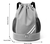 Bolsa de entrenamiento de baloncesto, mochila de Montañismo al aire libre, viaje de ocio, paquete de separación húmeda y seca, bolsa deportiva de bolsillo para chica, gimnasio
