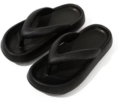 2024 New Summer Fashion Men Slippers Beach Flip-Flops Thick Platform Sandals Male Casual Shoes Bath Non-Slip Man Flip Flops