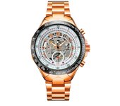 Moda negocio mecánico hombre reloj reloj mecánico automático