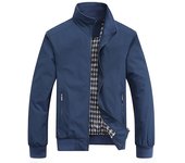 Chaqueta de Hombre Bomber Ligera Casual Abrigo con Cremallera para Primavera y Otoño Chaqueta de Moda Callejera Hip Hop con Bolsillo Material Exterior de Poliéster Cuidado de Tela Lavable en Máquina