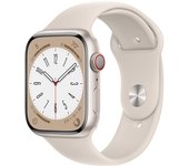 Apple Watch Series 8 GPS Cellular Ca 45mm aluminum with Polarstern sports strap