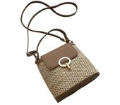 Small Straw Bag Bucket For Women 2024 Summer Crossbody Bags Rattan Bags Beach Lady Travel Purses And Handbags Shoulder Bag