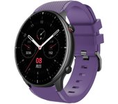 Correa De Silicona De Color Sólido Para Amazfit GTR 3 Pro, Correa De Silicona Deportiva De Patrón Recto De 22mm