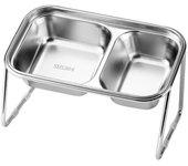 Multifunctional Anti-flip Cat Elevated Bowl Neck Protection Safe Pet Feeder Stable Dog Food Bowl Outdoor