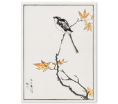 Antique Print Wall Art Lotus Fish Willow Tree Canvas Painting High Mountain Scenery Poster Home Bedroom Living Room Decoration
