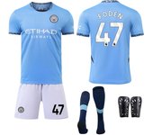 Children 2324 Real Madrid Home Jersey No. 9 Mbappe 5 Bellingham 7 Vinicius Football Uniform Sports Men's Suit