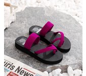 2025 Summer New Slip-On Flip Flops Women's Casual Sandals Women's Flip-Flops Fashion Flat Beach Shoes