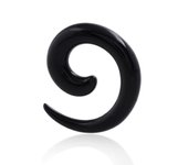 Alisouy 2PC Acrylic Spiral Taper Flesh Tunnel Ear Stretcher Expander Stretching Plug Snail