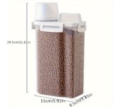 1pc Pet Sealed Food Storage Bucket For Dry Food Storage, Moisture-proof Dog Food Storage Container With Handle Design