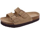 Bebealy Classic Women Cork Sandals Summer Cork Clogs Sandals Outdoor Men Mules Retro Women Clogs Sandals With Adjustable Buckle