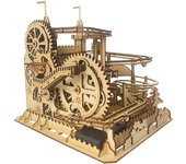 Wooden Castle Mechanical Gear Marble Running Track 3D Wooden PuzzleS Educational Toys for Kids and Adult Gift