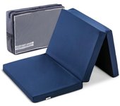 hauck Colchon Cuna de Viaje Plegable 120 x 60 cm - Colchoneta Espuma 5 cm de Grosor - Suelo Parques Infantiles - Colchón Parque Cuna - Bolsa Incluida - Azul
