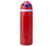 19/24/32 oz sports thermos, bounce lid, double-layer thermos 304 stainless steel vacuum bottle, leak proof