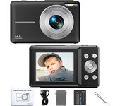 Cámara digital para niños,videocámara de 2,4 pulgadas,HD,1080P,recargable,con Zoom de 16x,compacta,de 44MP,para niñas