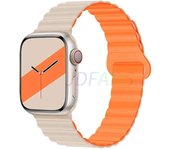 Applicable to Magnetic Strap for Watch Straps 45 38 49 40 42 41 silicone sports bracelet iWatch Series 9 6 5 7 8 se