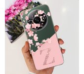 For Xiaomi Redmi A3 2024 Case Fashion Flower Letters Clear Soft Silicone Back Cover For Xiomi Redmi A3 Fundas RedmiA3 Phone Case