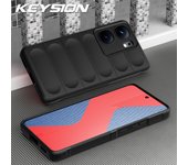 KEYSION Shockproof Case for IQOO Neo9 Pro Neo 8 Pro 7 SE Anti-skid Soft Silicone Phone Back Cover for IQOO Neo 8 Pro Neo 9 Pro