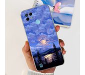 6.5" For Realme C21 Case Back Cover Transparent Soft TPU Phone Case For Realme C 21 Silicone Coque On RealmeC21 Painting Fundas