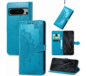 Carcasa de cuero Mandala en relieve para Google pixel 8 8pro 7 7pro 7a 6 pro 6a pixel 7 pixel 8 pixel 8pro gwkk3 g0dzq solapa an