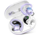 Wireless Earbuds Bluetooth Headphones Sport, 2024 Bluetooth 5.3 Earbud 3D HiFi Stereo Over Ear Buds, 48Hrs Earhooks Earphone with Noise Cancelling Mic, IP7 Waterproof Headset for Workout/Running/Gym