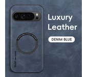 Magnetic Retro Leather Soft For Google Pixel 9 Pixel9 Pro XL 5G Wireless Charging Phone Case Cover