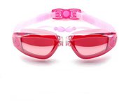 Gafas de natación impermeables con protección UV, gafas de natación ajustables de silicona para niños y niñas, para bucear en la