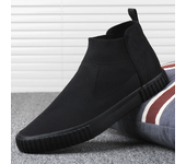 Nuevos zapatos altos para Hombre, zapatos planos sin cordones, zapatos informales, zapatos de lona para Hombre, alpargatas, Zapatillas deportivas para Hombre
