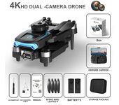 Dron teledirigido F169 8K de alta definición, cámara Dual de 360 °, Motor sin escobillas, cuatro ejes, juguete para exteriores