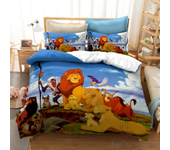The Lion King Simba Love Child Duvet Cover Set HD Comforter Cover for Kids Bedding Sets Bedclothes Bedroom Decor