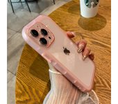 hockproof Silicone Bumper Clear Phone Case For iPhone  14 13 12 11 Pro Max X Plus Lens Protection Transparent Cover