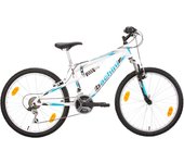24 Pulgadas todo suspendido 18 Velocidades, Bicicleta Niño, Bicicleta Niña Adecuado de 130-155 cm