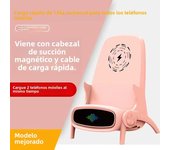 Soporte Magnético 3 en 1 con Carga Rápida 66W -  Carga Inalámbrica para Móvil y Tablet, Base Organizadora de Escritorio - Ideal para Hogar y Oficina