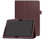 For Huawei MediaPad T3 10 Anti-Scratch Stylish Shockproof Litchi Skin Leather Case with Supporting Stand