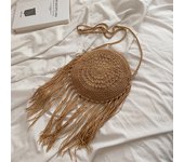 Fashion Tassle Shoulder Crossbody Bags Women's Hollow Designer Luxury Woven Beach Bag Summer Beach Travele Small Handbags Purse