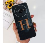 For Xiaomi Redmi A3 2024 Case Fashion Flower Letters Clear Soft Silicone Back Cover For Xiomi Redmi A3 Fundas RedmiA3 Phone Case
