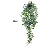 Plastic Material Persian Fern Leaves Vine Design Leaf Grass Texture Hanging Vine Succulent Shape Hanging Style Decorative Vine