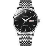 Movimiento automático a prueba de agua luminosa doble calendario no mecánico reloj de hombre