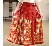 New horse faced Hanfu set for girls, Chinese Ming children's ancient Tang style daily spring and summer