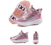 Nuevo modelo 2025Patines Deportivos En Línea De 4 Ruedas Para Niños, Zapatillas De Deporte De Buena Calidad Para Interiores, A La Moda