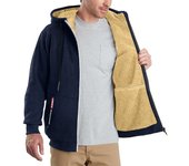Sudadera De Capucha Para Hombre Con Cremallera Abrigo De Invierno Deportiva Y Casual En Negro Blanco Gris Material De Poliéster