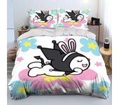 kawaii kawaii bedding set cartoon anime kawaii print comforter set pillowcases children girls gothic bedding set full siz