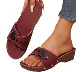 Sandalias De Mujer, Sandalias De tacón a la moda para zapatos De verano, zapatillas para Mujer, calzado De verano, Sandalias De tacón De bloque para Mujer