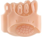 2Pcs=1Pair Silicone Toe Separator Cushion Forefoot Pads Gel Insoles Pain Relief Insoles Finger Toe Valgus Corrector Foot Care