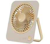 Mini ventilador portátil USB de escritorio, enfriamiento rápido, flujo de aire fuerte, funcionamiento silencioso, viento ajustable de 4 velocidades, ventiladores ultrafinos de pie