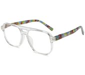 2025 aviation reading women's clothing, men's fashion, anti light, presbyopia glasses, retro, retro blue